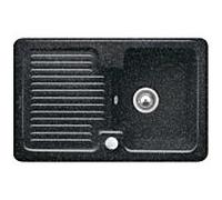 Villeroy & Boch Condor évier encastrable 674502J0 avec garniture de vidage et actionnement excentrique, chromite