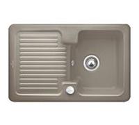 Villeroy & Boch Condor évier encastrable 674502TR avec garniture de vidage et actionnement excentrique, Bois