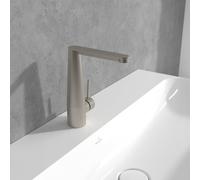 Villeroy und Boch Conum monocommande mitigeur lavabo TVW12700400064 avec push-open garniture de vidange , nickel brossé noir