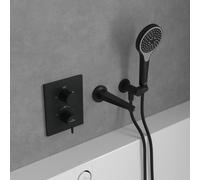 Villeroy & Boch V&B Set de montage prêt Conum UP-Thermostat avec régulation 2 voies, blanc, avec bleu Quantité:1