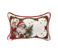 Villeroy & Boch - Toy's Fantasy Coussin réversible Gobelin, Coussin Motif de Père Noël, Multicolore, 32 x 48 cm, Coton, Lavable en Machine