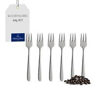 Villeroy & Boch Daily Line Fourchettes à gâteau, 6 pièces, Acier inoxydable