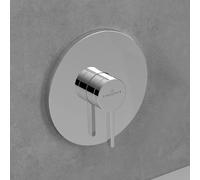 Villeroy und Boch Dawn set de montage final TVS10635211061 mitigeur de douche à encastrer, montage mural, chromé