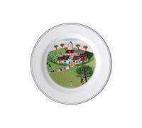 Villeroy & Boch Design Naif Assiette à pain "Mariage", 17 cm, Porcelaine Premium, Blanc/Multicolore