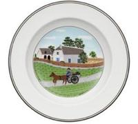 VILLEROY & BOCH DESIGN NAIF ASSIETTE CREUSE AGRICULTEUR 21 CM G