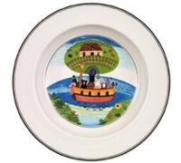 Villeroy & Boch Assiette creuse Design Naif «Arche de Noé» 21 cm Porcelaine Premium Blanc/Multicolore