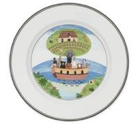 Villeroy & Boch Assiette à dessert Design Naïf Arche de Noé Porcelaine 21 cm Vert