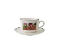 Villeroy & Boch Design Naif Frühstücks-Tasse mit Untertasse 2-tl