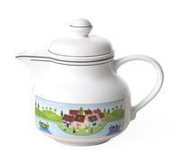 Villeroy & Boch - Design Naif Théière 6 Personnes 0,90 L, Garanti Lave-Vaisselle, Compatible Micro-Ondes, Vaisselle, Porcelaine Premium