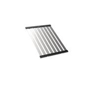 Villeroy & Boch Égouttoir Accessoires de cuisine, tapis d'égouttage pliable et amovible au-dessus de l'évier, égouttoir à vaisselle en aluminium, carré, aspect métal