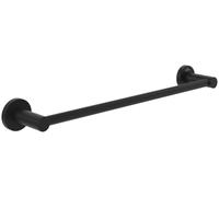 Villeroy & Boch Elements - Porte-Serviettes Tender, Porte-Serviettes de Bain pour Montage Mural, en Zinc, sèche-Serviettes de Bain Rond, Longueur 504 mm, Noir Mat