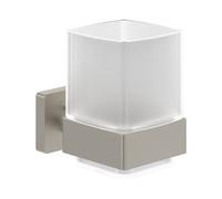 Villeroy & Boch Porte-verres Elements TVA15201900064 99×100×123mm verre satiné noir nickel brossé