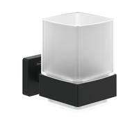 Villeroy & Boch Porte-verre à frapper TVA152019000K5 99x100x123 mm verre dépoli noir mat