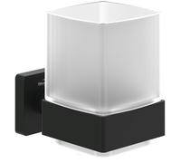 Villeroy & Boch Porte-verre à frapper TVA152019000K5 99x100x123 mm verre dépoli noir mat