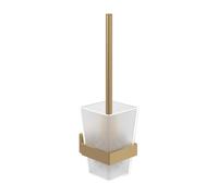 Villeroy & Boch – Ensemble brosse WC Elements Striking TVA15201700076, verre dépoli, 94×340×118 mm, or brossé