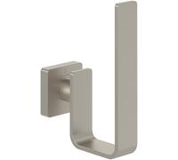 Villeroy & Boch Elements Striking Porte-Rouleau de Papier Toilette de Rechange, pour Montage Mural, en Laiton, carré, Nickel brossé Mat