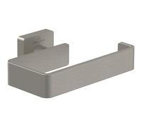 Villeroy & Boch Elements - Striking Porte-rouleau de papier toilette sans couvercle - 135 x 93 x 45 mm - Nickel brossé mat (inox) TVA15201400064