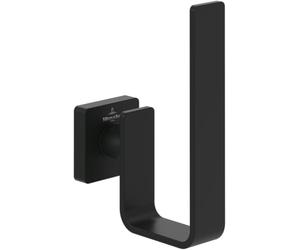 Villeroy & Boch Elements Striking Reserve Porte-Papier Toilette pour Montage Mural en Laiton rectangulaire Noir Mat