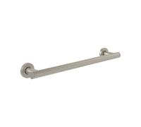 Barre d'appui Villeroy & Boch Elements - Tender, barre d'appui salle de bains pour montage mural, barre d'appui pour douche et baignoire, poignée de baignoire 451 x 82 x 50 mm, nickelé brossé mat