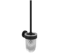 Villeroy & Boch Elements Tender brosse wc à visser noir TVA151016000K5