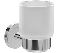 Villeroy und Boch Porte-verre Elements Tender TVA15101800061 74x96x100mm, verre dépoli, chromé