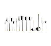 Villeroy & Boch – Ménagère Ella 70 pièces pour 12 personnes en inox partiellement plaqué or