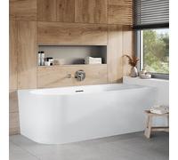 Villeroy & Boch Embrace Baignoire d’angle, avec habillage, UBA180EMB9CR00V-RW,