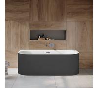 Villeroy & Boch Embrace Baignoire murale avec habillage, UBA170EMB9CS1SV-RW,