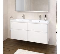 Villeroy & Boch Embrace Meuble avec lavabo double, 4 tiroirs, 5A62D5R1+B90900VF,