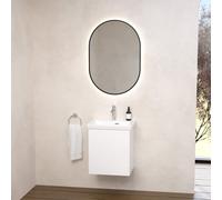 Villeroy & Boch Embrace Meuble avec lave-mains et miroir, 4306FFR1+B90800VE+A4716000,