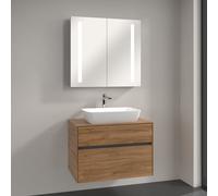 Villeroy & Boch Embrace Vasque avec meuble Embrace et armoire de toilette My View 14, 417258R1+A95500RH+A4218000, My View 14