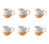 VILLEROY & BOCH Ensemble de 6 tasses à expresso Jaune JAUNE G