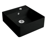 Villeroy & Boch Évier simple Pure Black - 6320 62 R7 - Évier en céramique