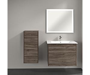 Villeroy & Boch Finero armoire latérale C53100RK 2000 tiroir, 404 x 866 x 352 mm, Stone Oak , charnière à gauche