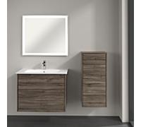 Villeroy & Boch Finero armoire latérale C53101RK 2000 tiroir, 404 x 866 x 352 mm, Stone Oak , charnière à droite