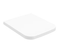 Villeroy & Boch Abattant WC Finion 9M88S1RW - charnières inox, fermeture douce - pierre blanche