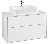 Villeroy & Boch armoire de base Finion F10100GF 100 x 60,3 x 50,1 cm laqué blanc brillant