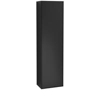 Villeroy & Boch Finion armoire haute, charnières à gauche, avec éclairage LED, 418x1516x270mm, G48000PD, Couleur: Laque noire mate
