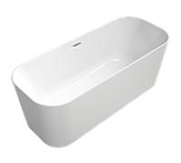 Villeroy & Boch Finion baignoire autoportante 177FIN7N100V301 170x70cm, arrivée d'eau, émotion, blanc , chromé