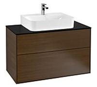 Villeroy & Boch Finion cabinet G10200GN 100x60,3x50,1cm, plaqué noyer