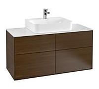 Villeroy & Boch Finion Élément bas F13100GN 120x60,3cm, plaqué noyer