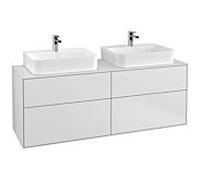 Villeroy & Boch Finion Élément bas F18100MT 160x60,3cm, Laque blanche opaque