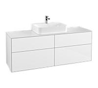 Villeroy & Boch Finion Élément bas F19100GF 160x60,3cm, Glossy White Laque