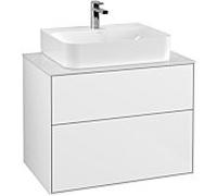 Villeroy & Boch Finion Élément bas G09100GF 80x60,3x50,1cm, Glossy White Laque