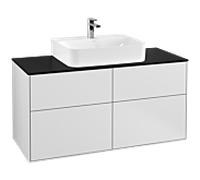 Villeroy & Boch Finion Élément bas G13200MT 120x60,3cm, Laque blanche mate