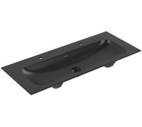 Villeroy & Boch Finion lavabo 120x50 cm rectangulaire de meuble noir brillant 4164C1R7