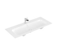 Villeroy & Boch Finion Lavabo-console - 1200 x 500 x 160 stone white mat (blanc) CeramicPlus - avec trop-plein dissimulé - non poli 4164CBRW
