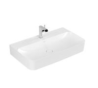 Villeroy & Boch Lavabo Finion 41688CRW 800×470×165 mm – Trop-plein dissimulé, Blanc Pierre