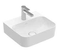 Villeroy & Boch Finion lave-mains 1 trou de robinet 43x39cm - ceramic+ sans trop-plein blanc 436443r1