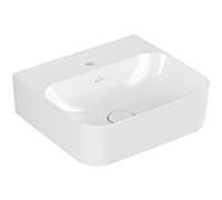 Villeroy & Boch Finion lave-mains 43644LR1 43x39cm, blanc, Ceramicplus, sans trop-plein